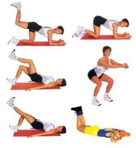 Фитнес упражнения для ног и ягодиц